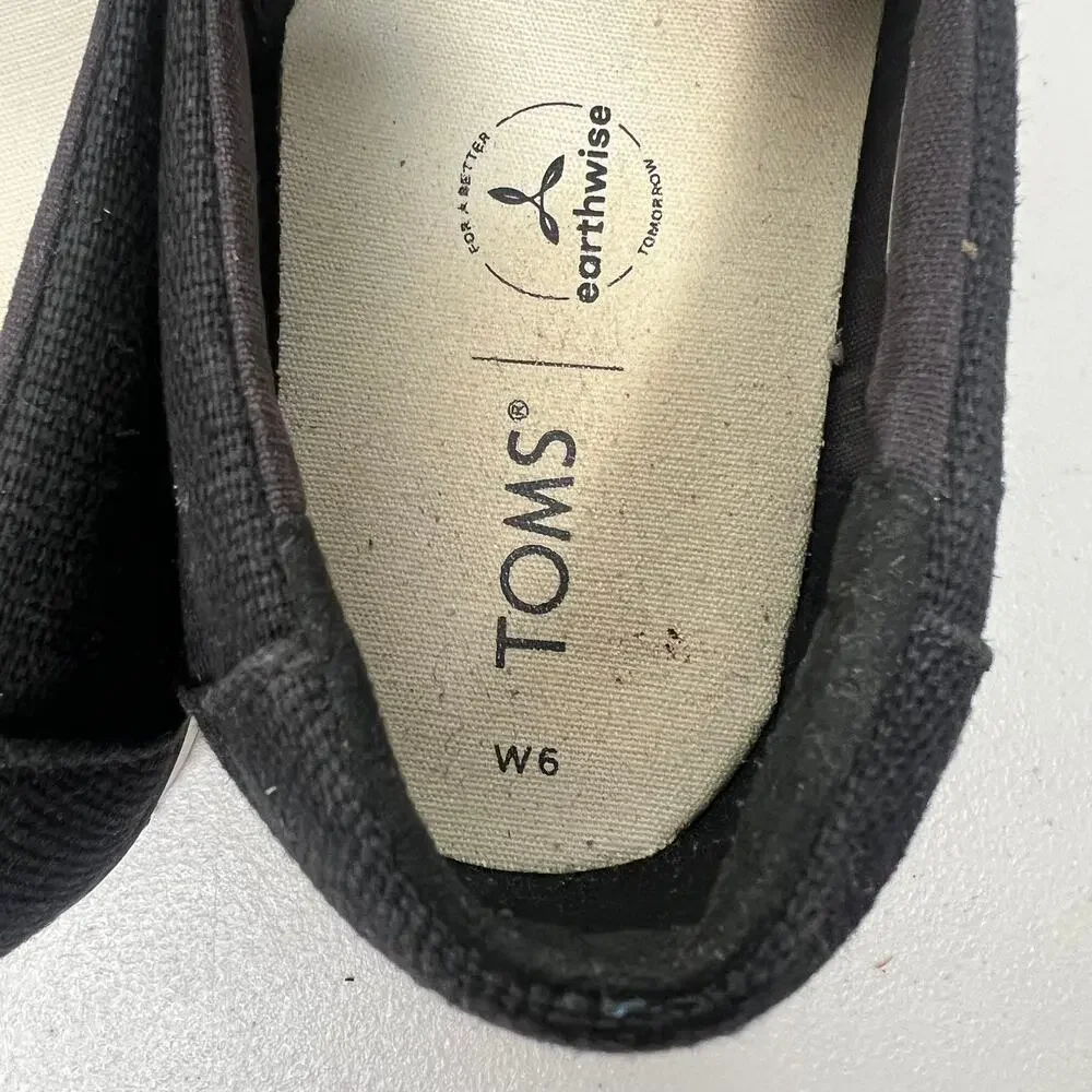Toms Platform Alpargata Boardwalk Shoes Size 6